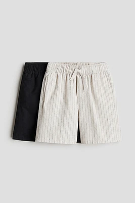 2-Pack Linen-Blend Shorts