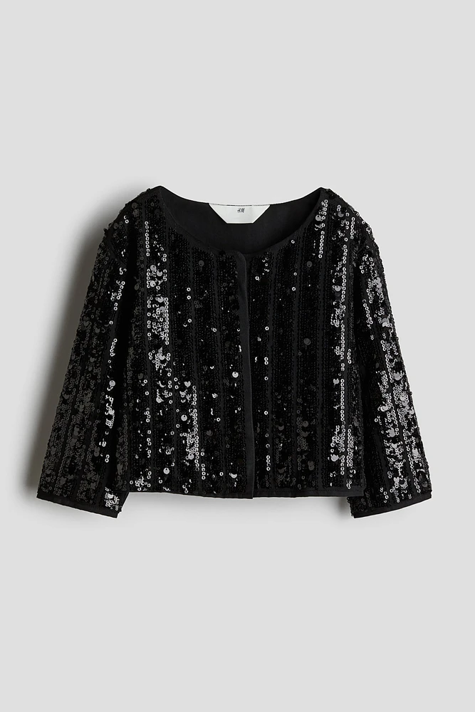 Blazer à sequins