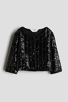 Blazer à sequins