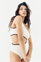 One-Shoulder Cutout Swimsuit