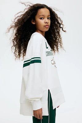 Oversized Printed Sweatshirt