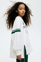 Oversized Printed Sweatshirt