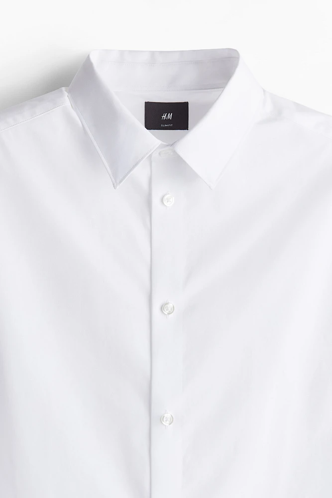 Chemise Coupe près du corps en coton pima
