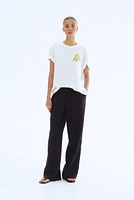 Linen Drawstring Pants