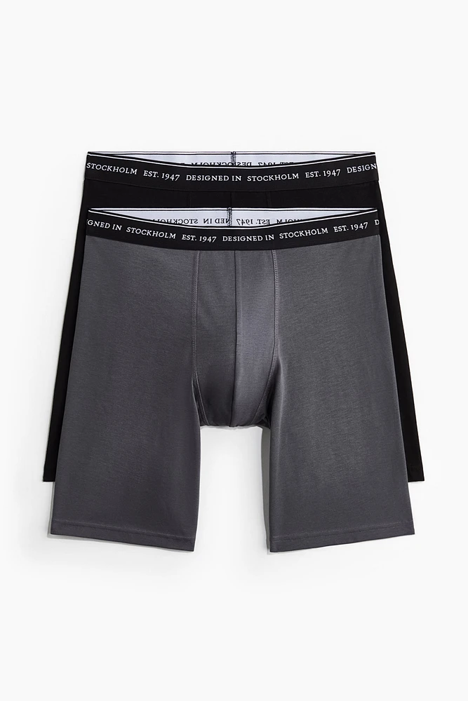 2-pack COOLMAX® Long Boxer Briefs