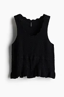 Camisole d'aspect fait au crochet