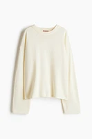 Roll-edge Sweater