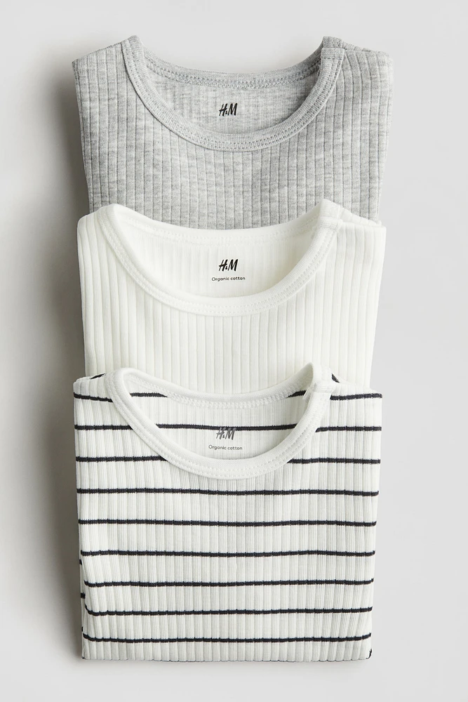 3-pack Ribbed Bodysuits