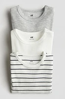 3-pack Ribbed Bodysuits