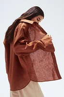Oversized Linen Shirt