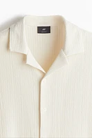 Regular Fit Crinkled Resort Shirt