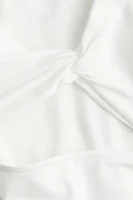 Twist-Detail Crop Top