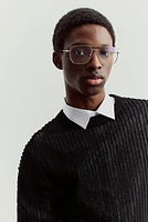 Loose-Fit Hole-Knit Sweater