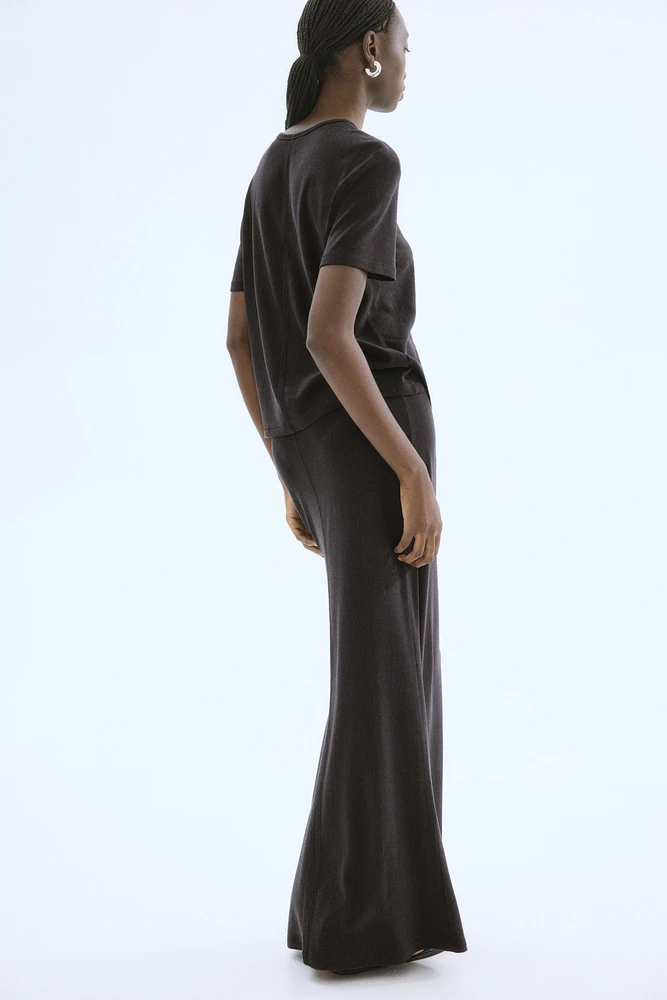 Silk-Blend Skirt