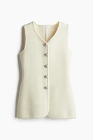 Wool-Blend Knit Vest
