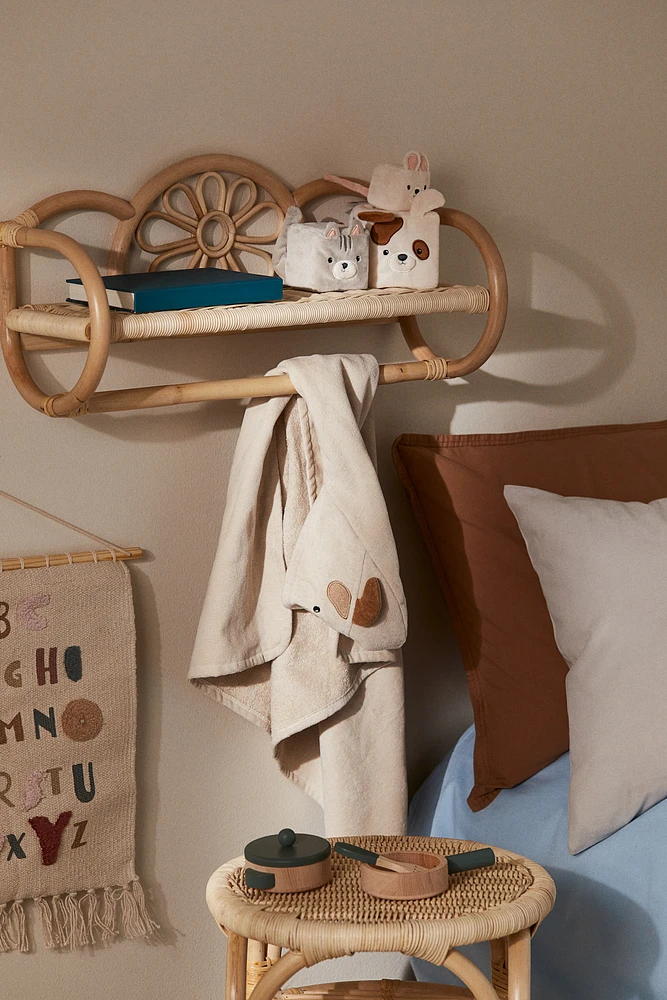Rattan Wall-mounted Rack