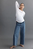 MAMA Before & After Wide Jeans