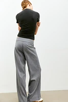 Wide-leg Dress Pants