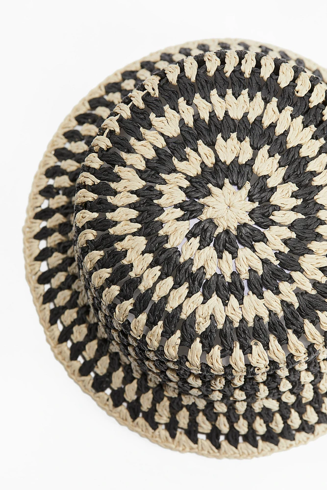 Straw Bucket Hat