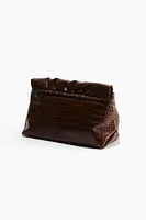 Strap-Detail Clutch Bag