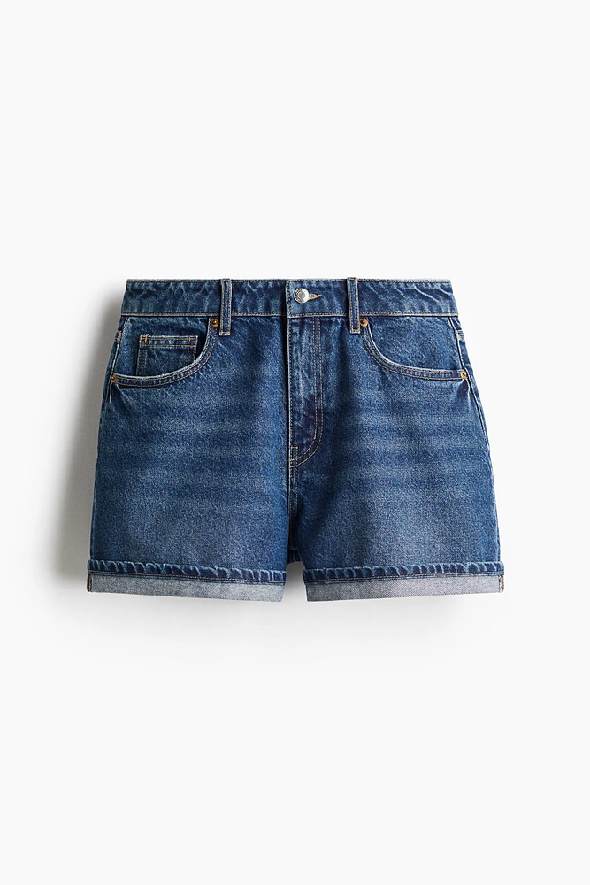 High Waist Denim Shorts