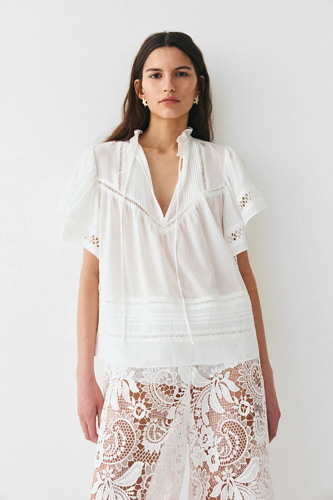 Tie-Neck Blouse