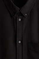 Loose-Fit Button-Down Shirt