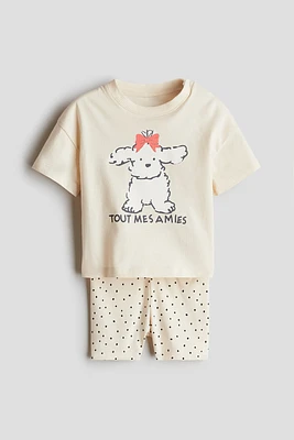 2-Piece Cotton Jersey Set