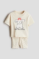 2-Piece Cotton Jersey Set
