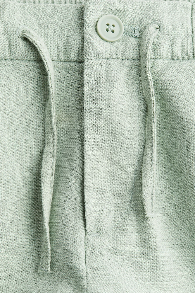 Cotton Roll-Up Chinos