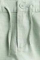 Cotton Roll-Up Chinos