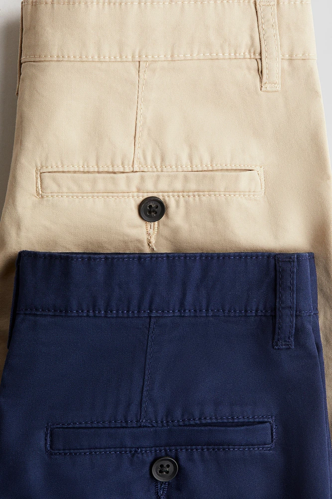 2-Pack Cotton Chino Shorts