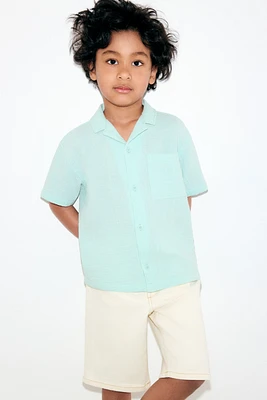 Cotton Muslin Resort Shirt