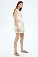 Crochet-Look Dress