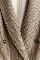 Linen-Blend Blazer