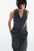 Viscose-Blend Suit Vest