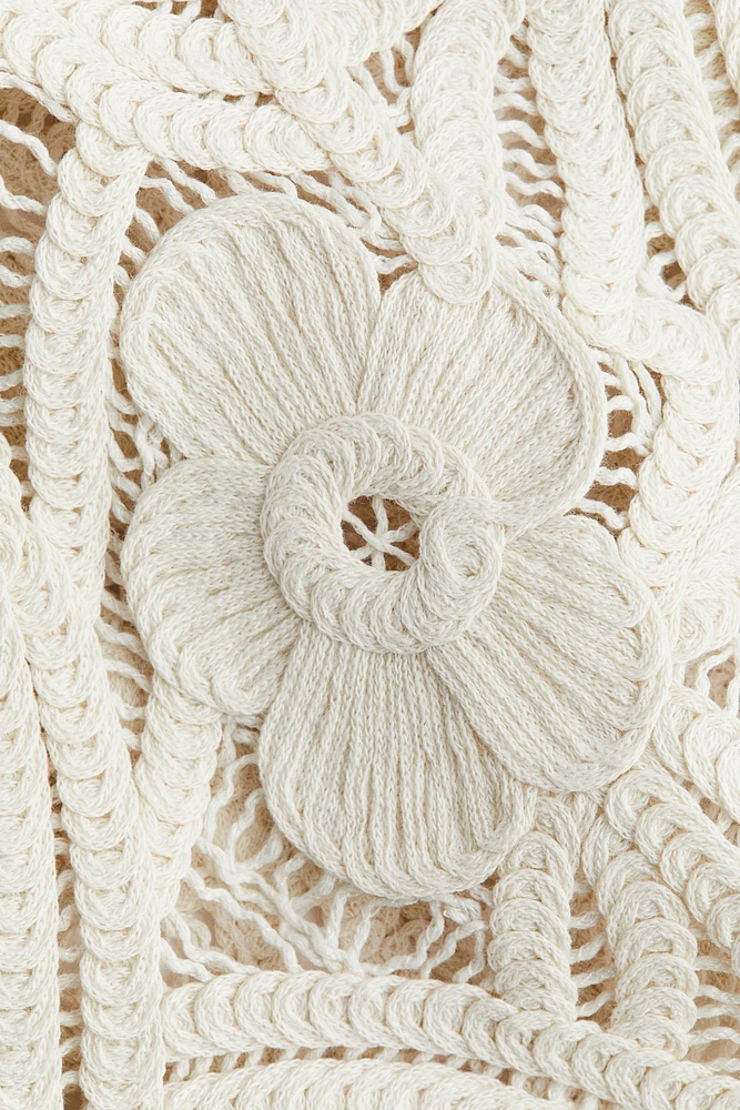 Crochet-Look Dress