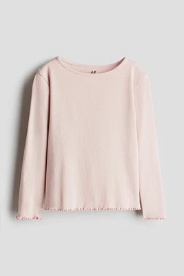 Long-sleeved Jersey Top