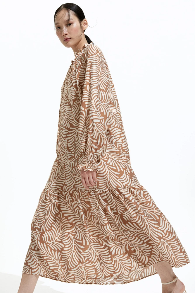Ruffle-Collar Dress