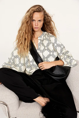 Blouse à manches ballon