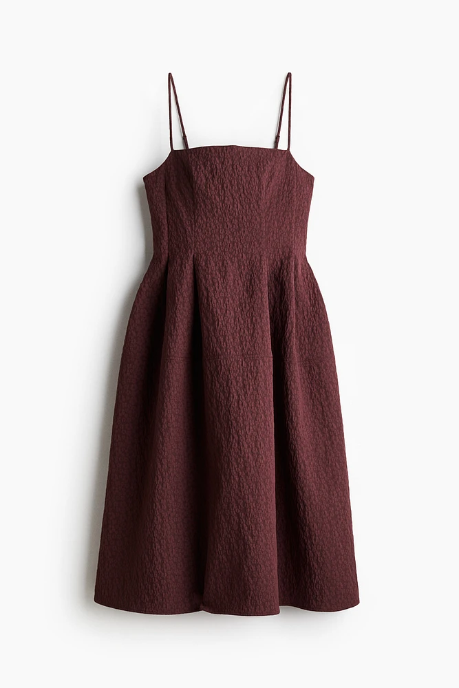 Jacquard-Weave Dress