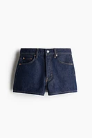 High-Waist Denim Shorts