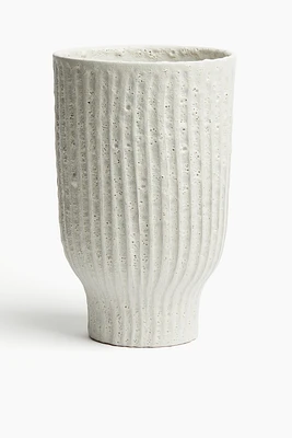 Vase haut en terracotta