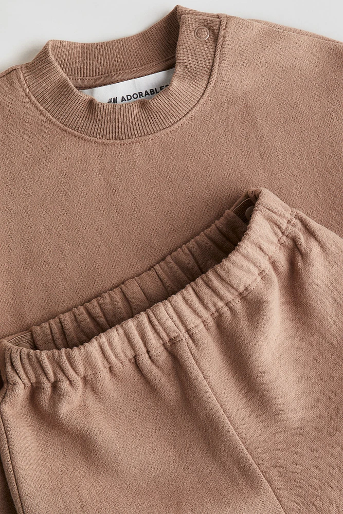 2-piece Cotton Sweatshirt Set