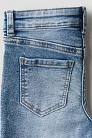 Cropped Flared Leg Jeans