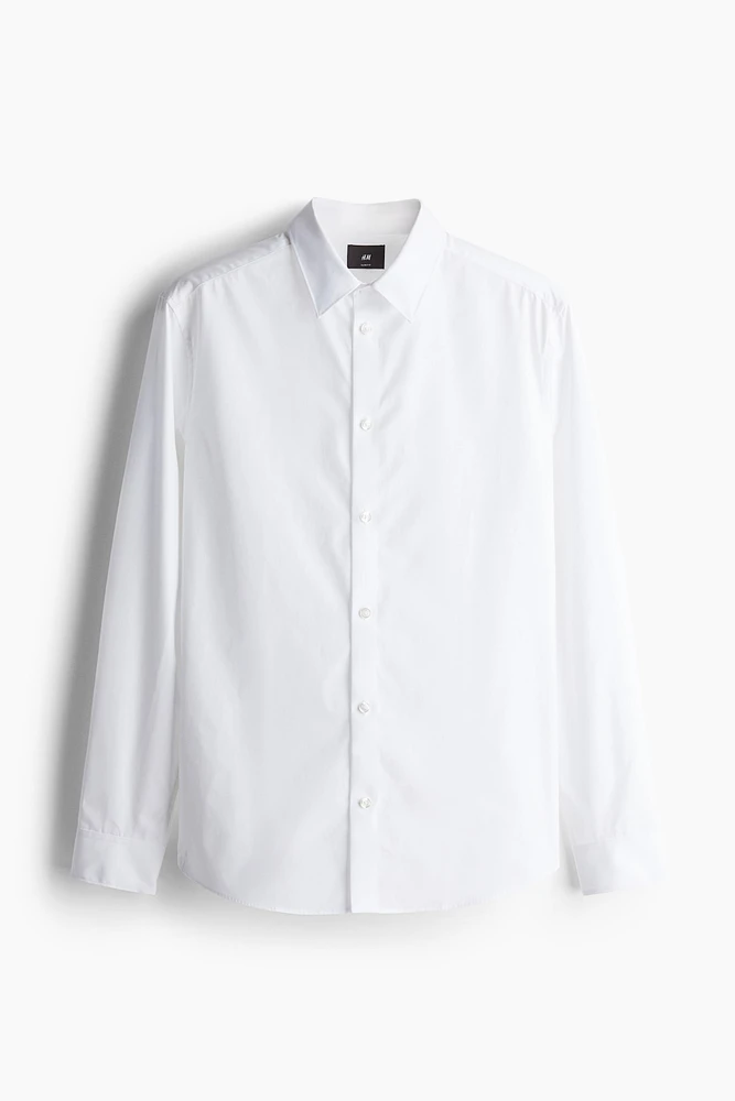 Chemise Coupe près du corps en coton pima