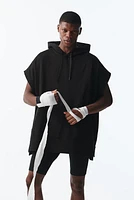 Loose Fit Sleeveless Sports Hoodie