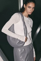 Twisted-Strap Shoulder Bag