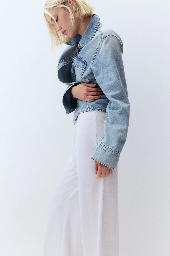 Straight-Leg Drawstring Pants