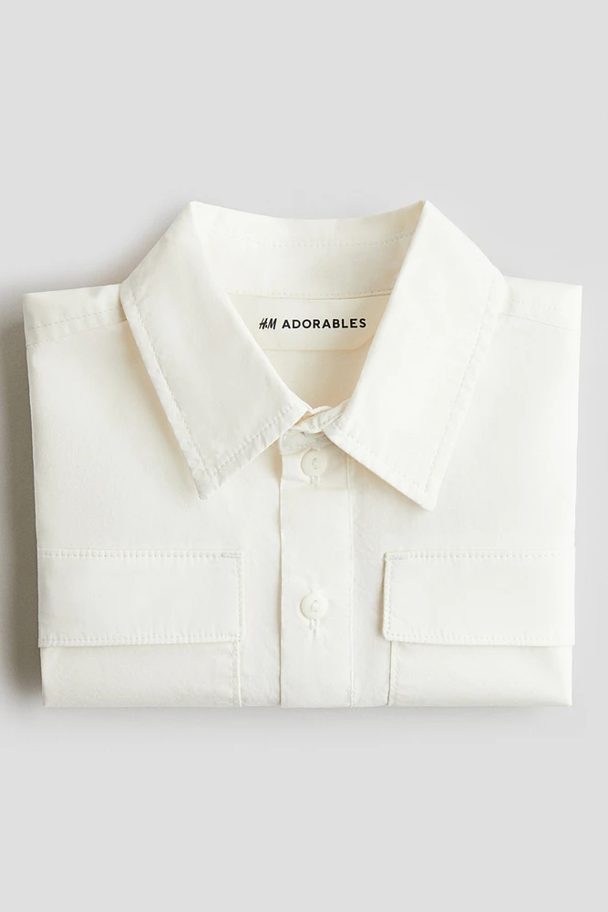Chemise grande taille en coton
